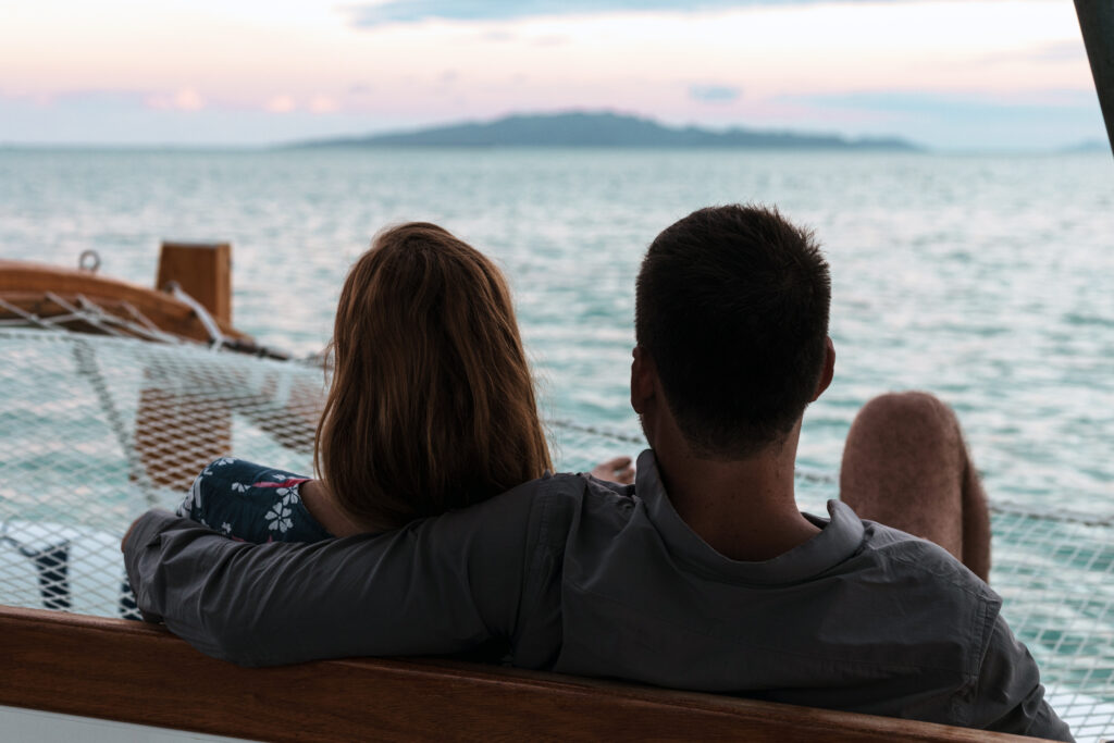 | Blue Tahiti Travel a Sunset Cruise Bora Bora Dream Unfolds, Drift into Twilight, then Savor a Gourmet Dinner on a Private Motu, Where Romance Meets the Rhythm of the Sea.