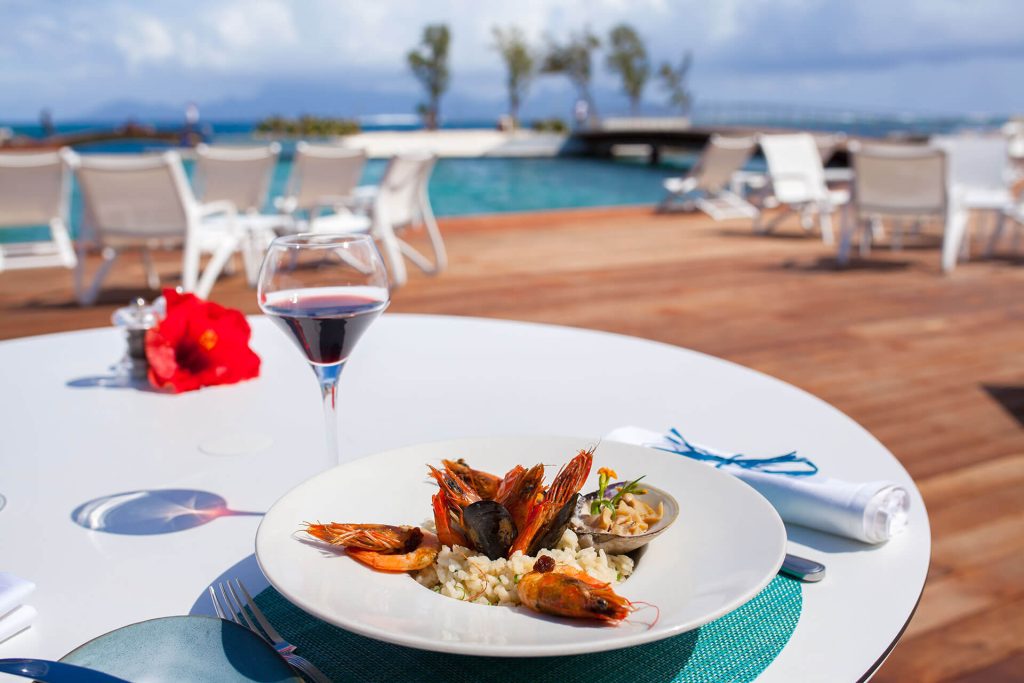 | Blue Tahiti Travel Gastronomy Dining at Te Moana Tahiti Resort